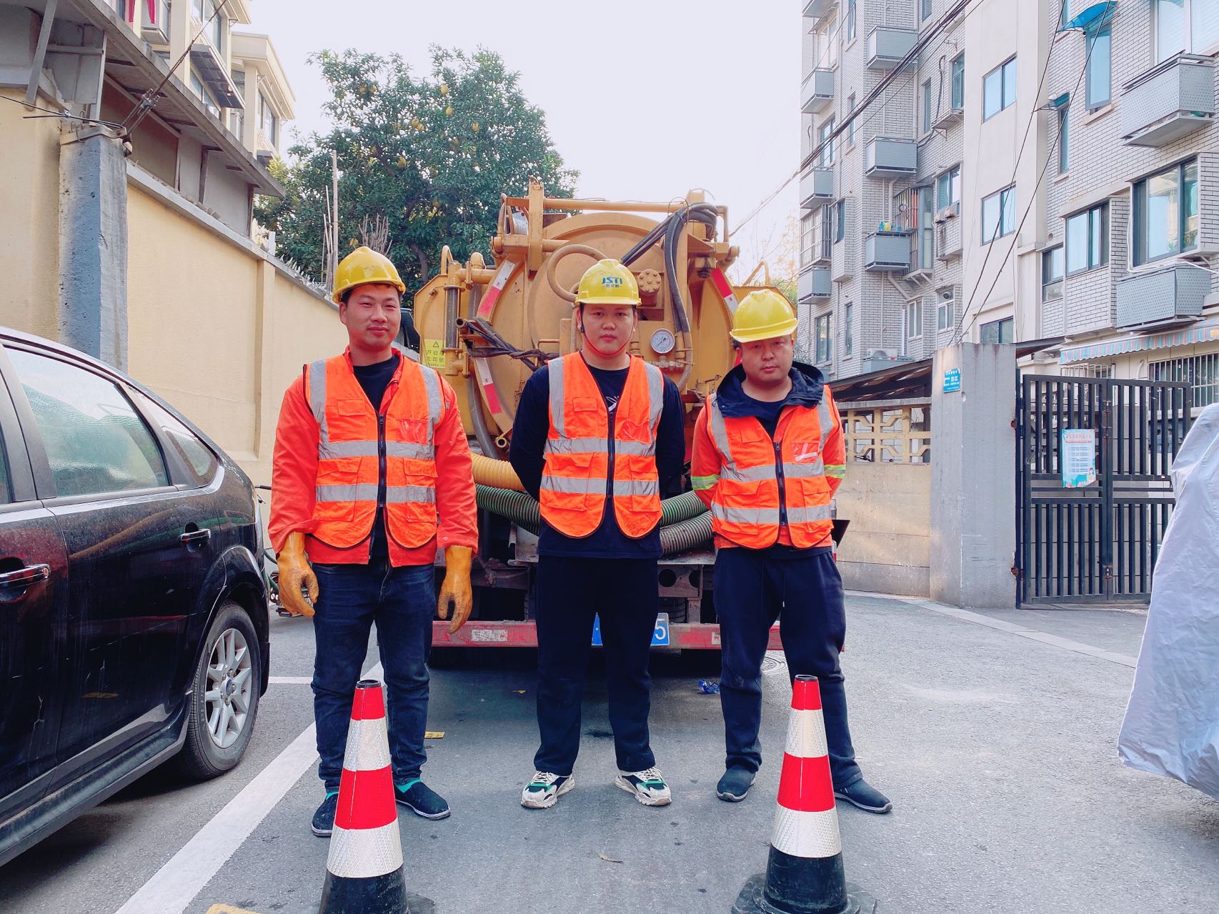 尧化门南京某小区管道清淤检测施工